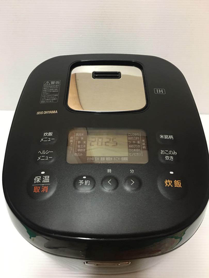 アイリスオーヤマ IH ジャー炊飯器 IRIS RC-IK10-B BLACK 海外最新