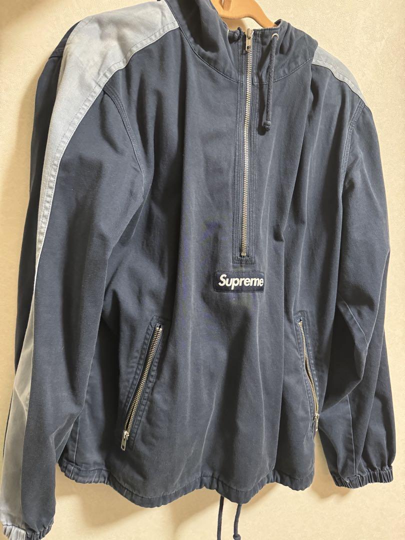 SUPREME 16ss Twill Anorak ネイビー