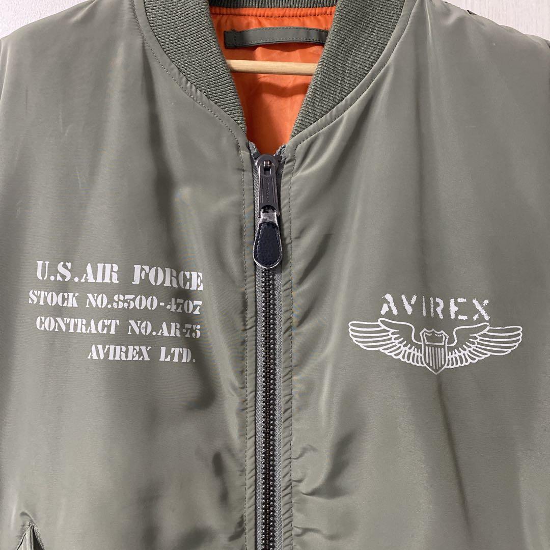 AVIREX アヴィレックス リバーシブル フライトジャケット／MA-1 XL
