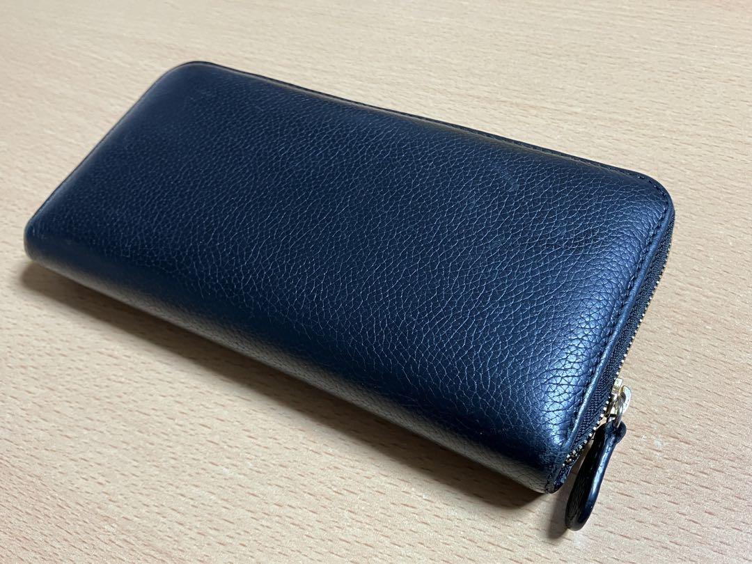 J&M DAVIDSON 本革 ラウンドファスナー 長財布 美品！ジェイ&エム