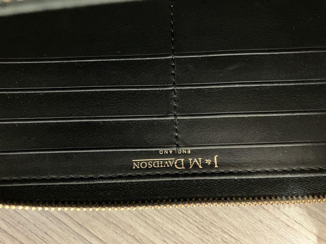 J&M DAVIDSON 本革 ラウンドファスナー 長財布 美品！ジェイ&エム