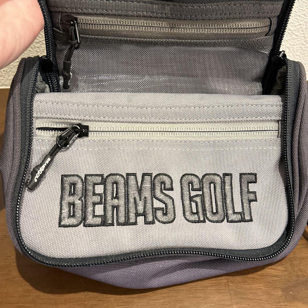 美品　BEAMS GOLF グレー ポーチ