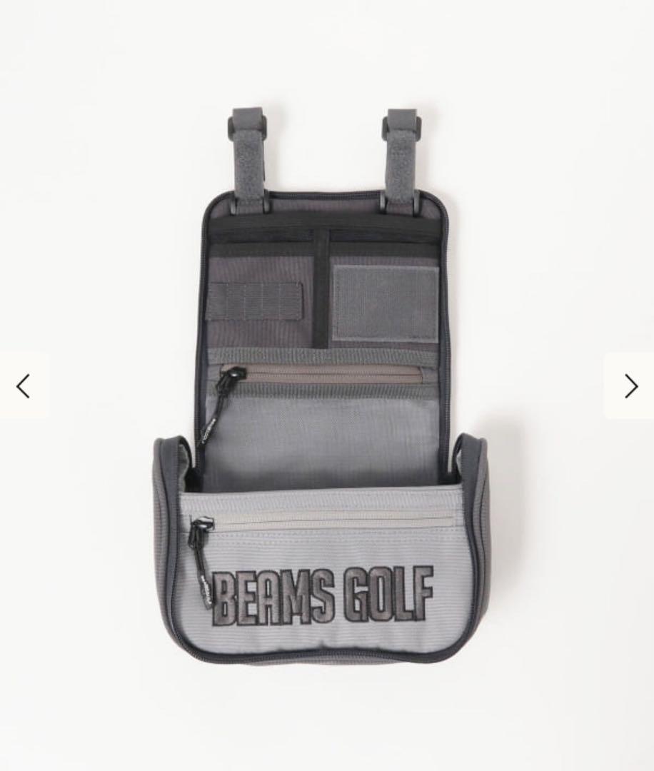 美品　BEAMS GOLF グレー ポーチ