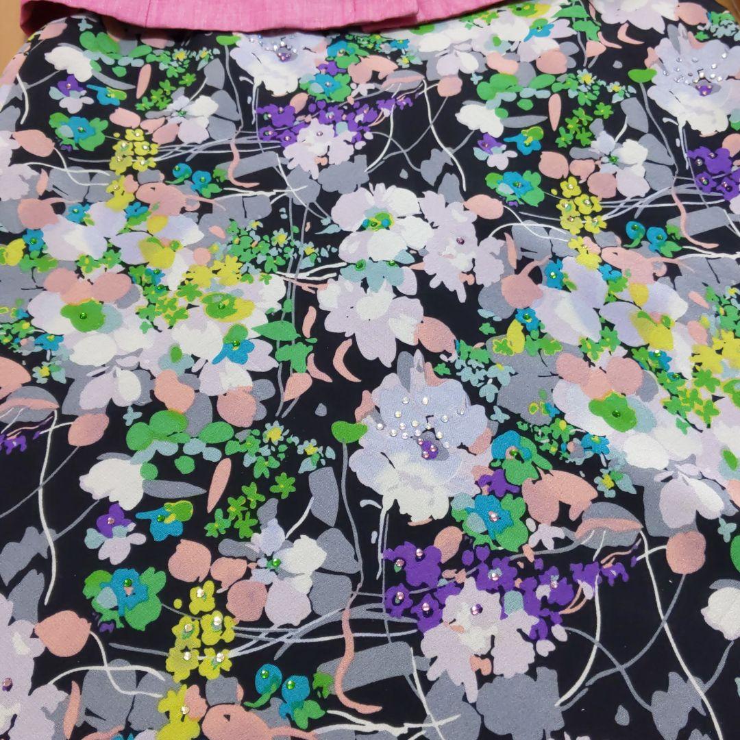 ご専用 シルク花柄スカート K3fDa-m91873275892 通販人気