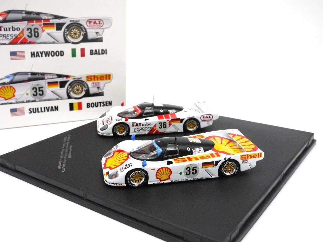1/43 ダウアー ポルシェ 962 FATurbo Shell 2台セット