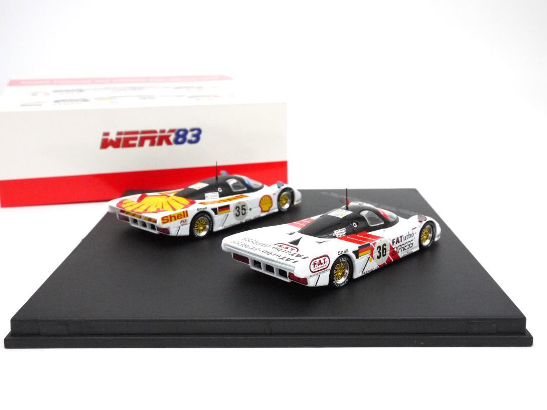 1/43 ダウアー ポルシェ 962 FATurbo Shell 2台セット