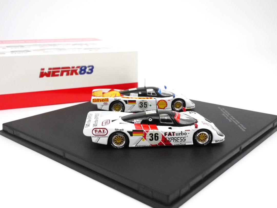 1/43 ダウアー ポルシェ 962 FATurbo Shell 2台セット