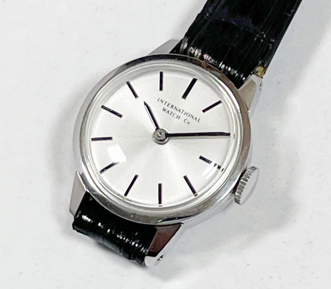 新品デッドストック OH済 60s インター IWC レディース2針手巻き腕時計