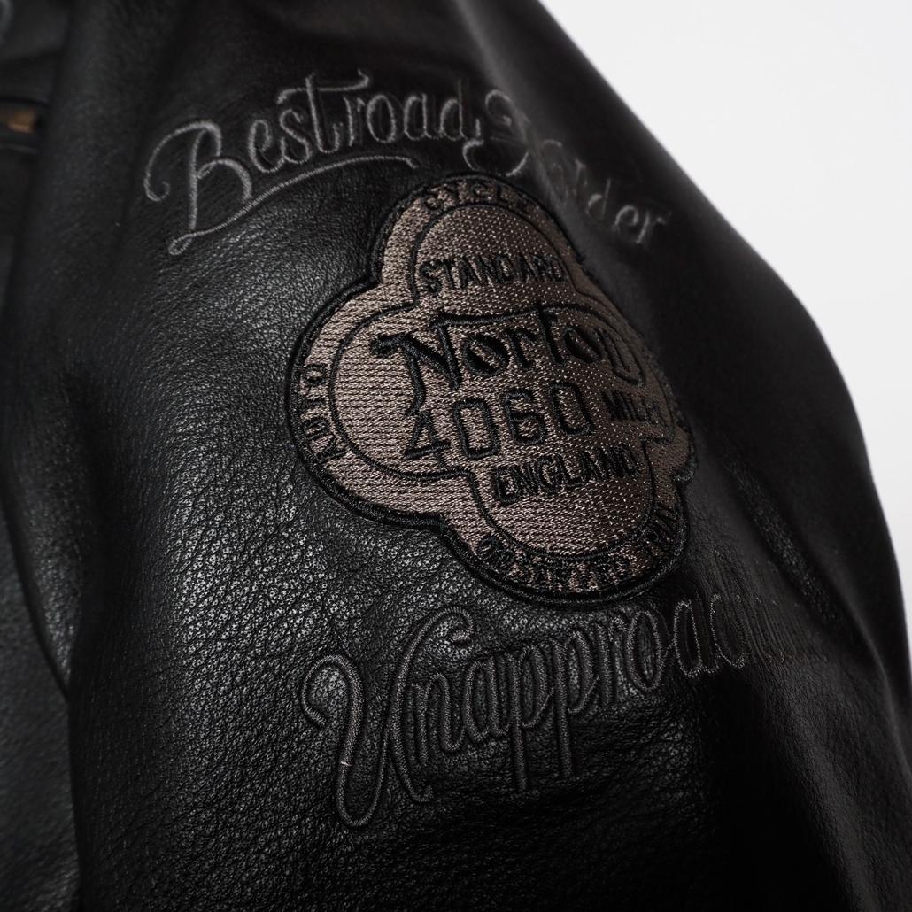 タグ付き未使用 Norton スペシャルエディション本革シングルライダースJKT