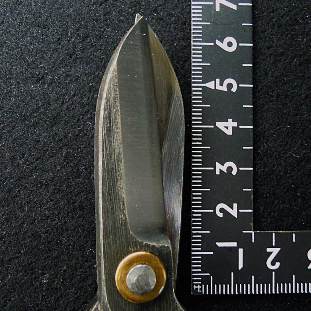 安重打刃物店 別打 総火造 花鋏 蕨手 在銘 未使用 訳有品 新店舗移転時