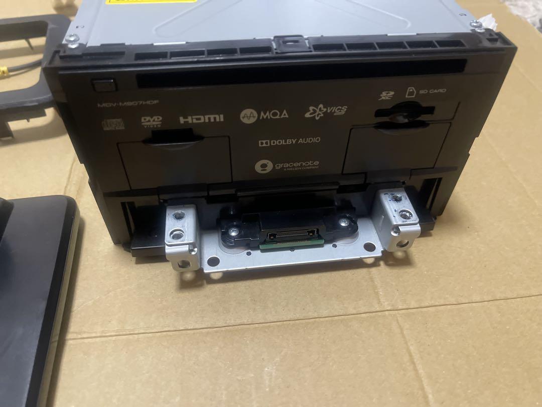 MDV-M907HDF カーナビ本体セット（アンテナ・GPS付属／地図2020年