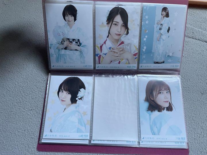 乃木坂46 生写真　2018浴衣　バラ
