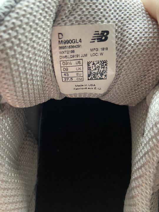 超特価新作 外試着のみ New Balance ニューバランス M990GL4 990v4 zi43I-m91884691426 SALE新品