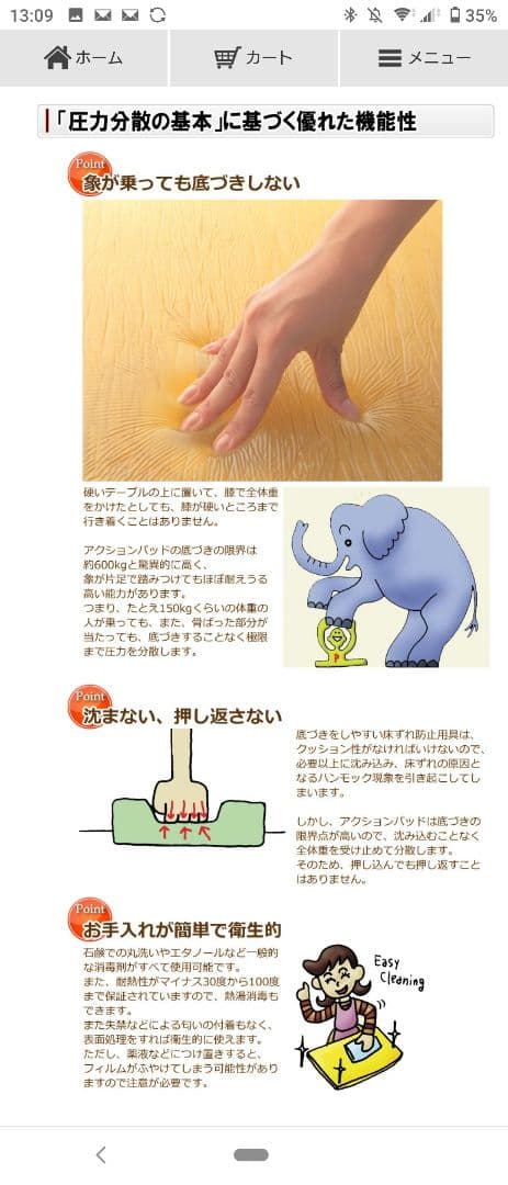 キュービック 40×40×2.5cm傷や汚れあり