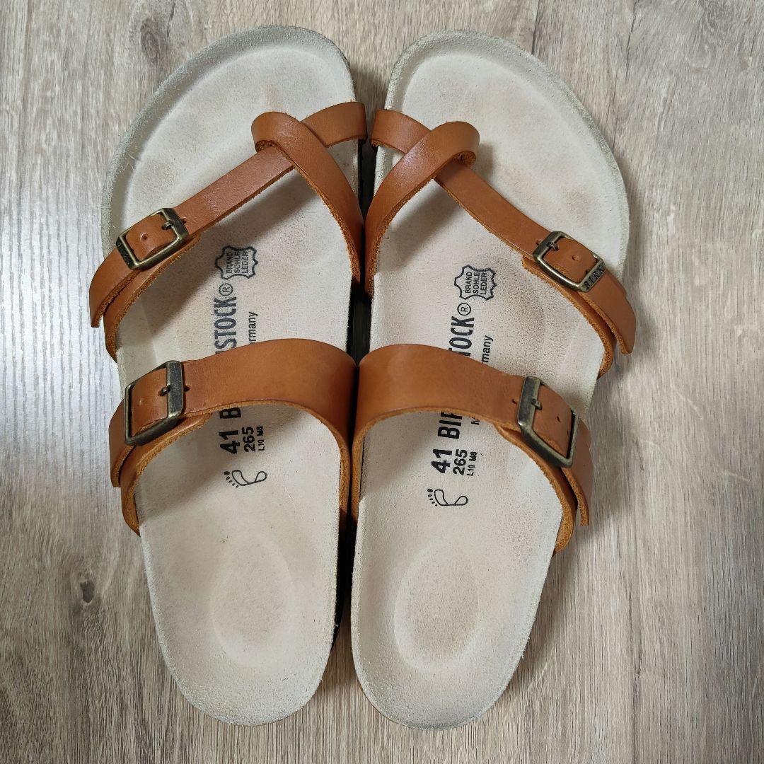 美品 BIRKENSTOCK ビルケンシュトック　マヤリ ブラウン41 26.5 美品 BIRKENSTOCK ビルケンシュトック マヤリ ブラウン41 26.5