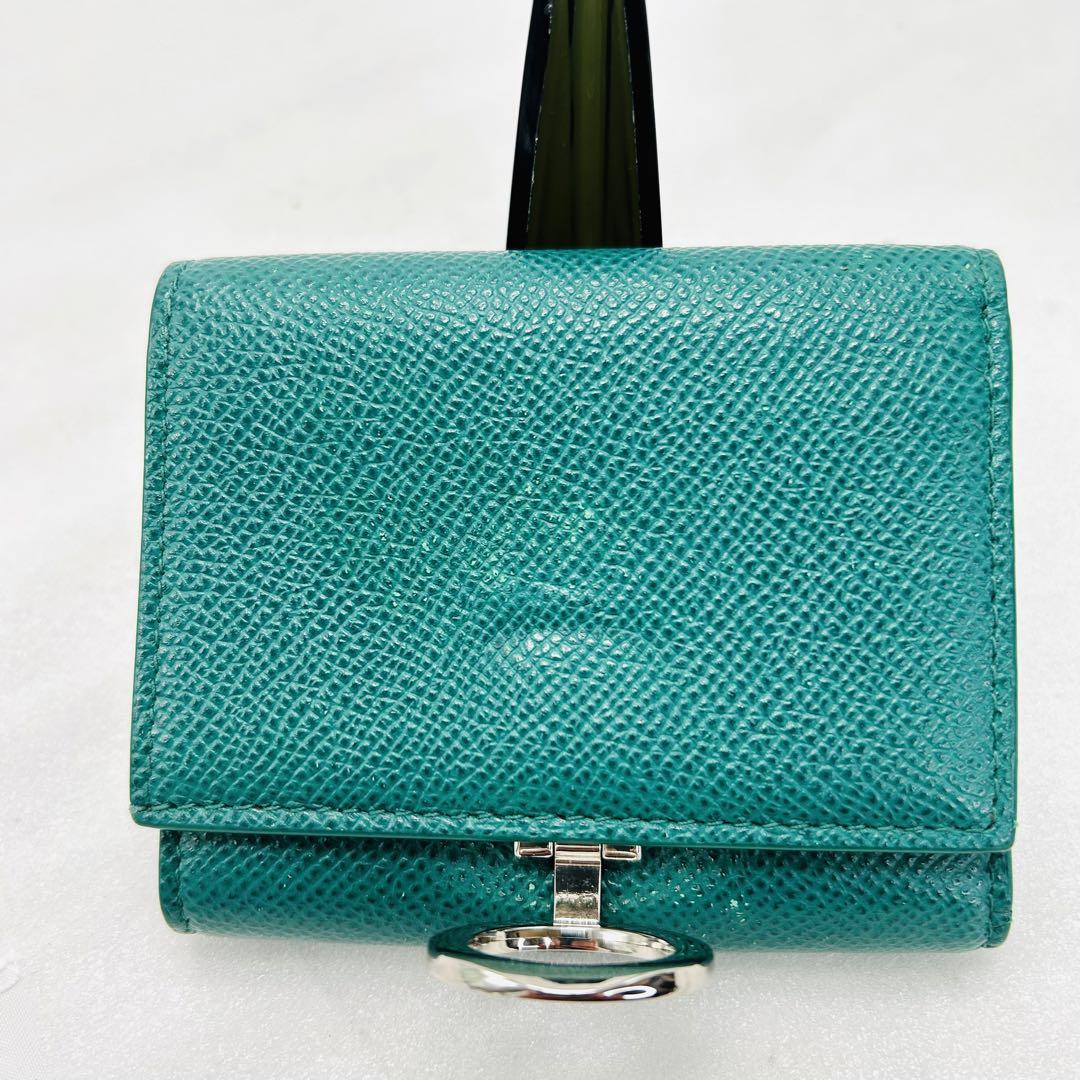 BVLGARI ブルガリ 三つ折り財布 ロゴクリップ コンパクト財布