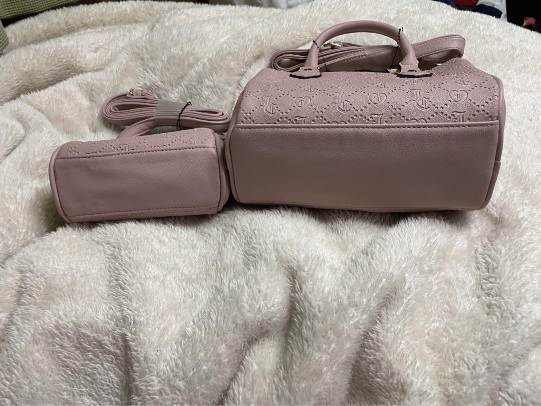 couture マミー＆ミーピンクハンドバッグ2点セット