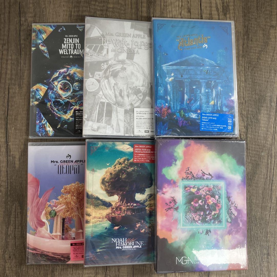 Mrs.GREEN APPLE 通常盤 Blu-Ray 6作品/1 Mrs.GREEN APPLE 通常盤 Blu-Ray 6作品