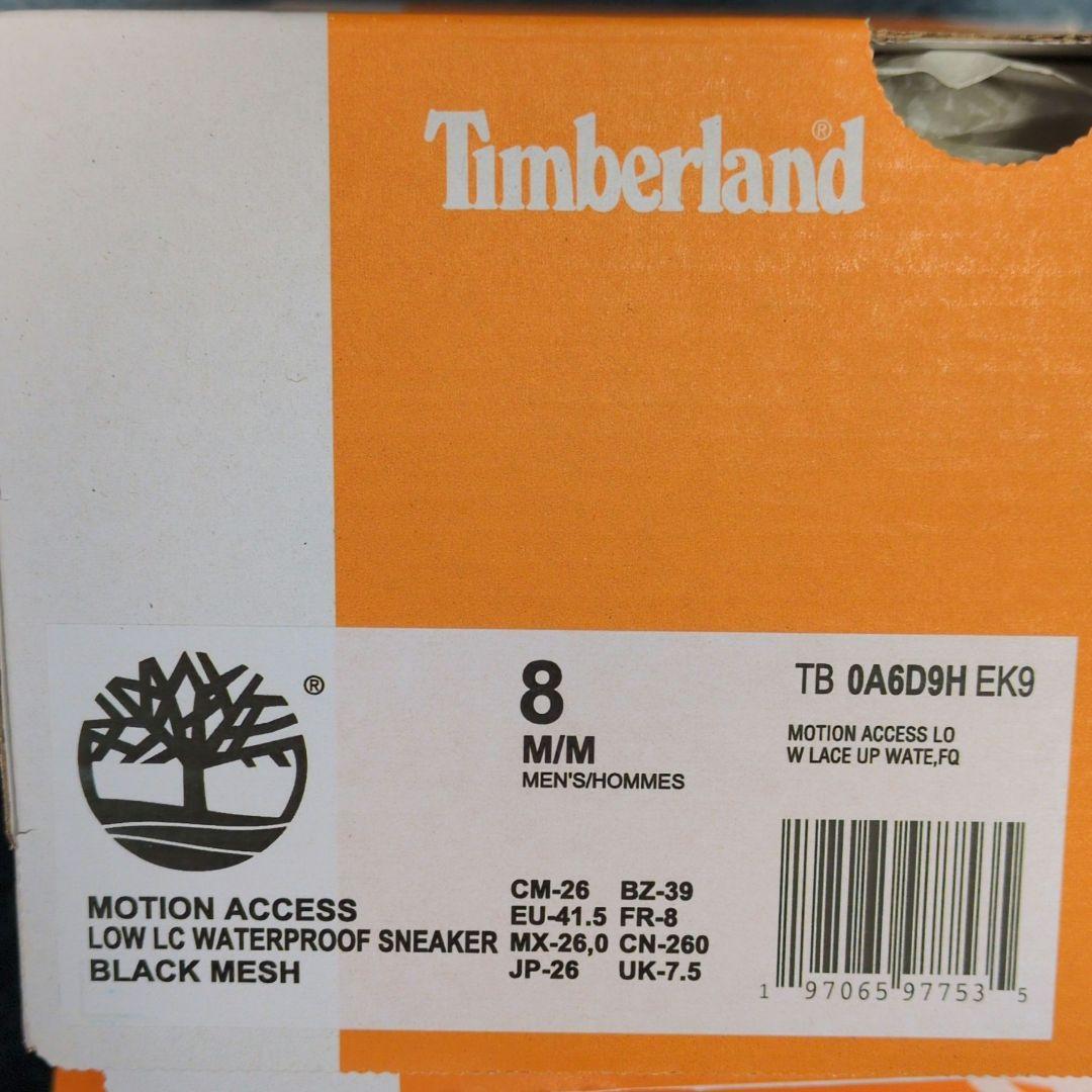 靴 Timberland MOTION ACCESS LOW WP Black 26