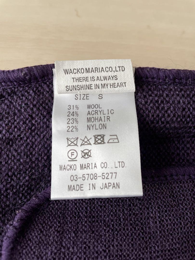 トップス WACKO MARIA MOHAIR KNIT CARDIGAN