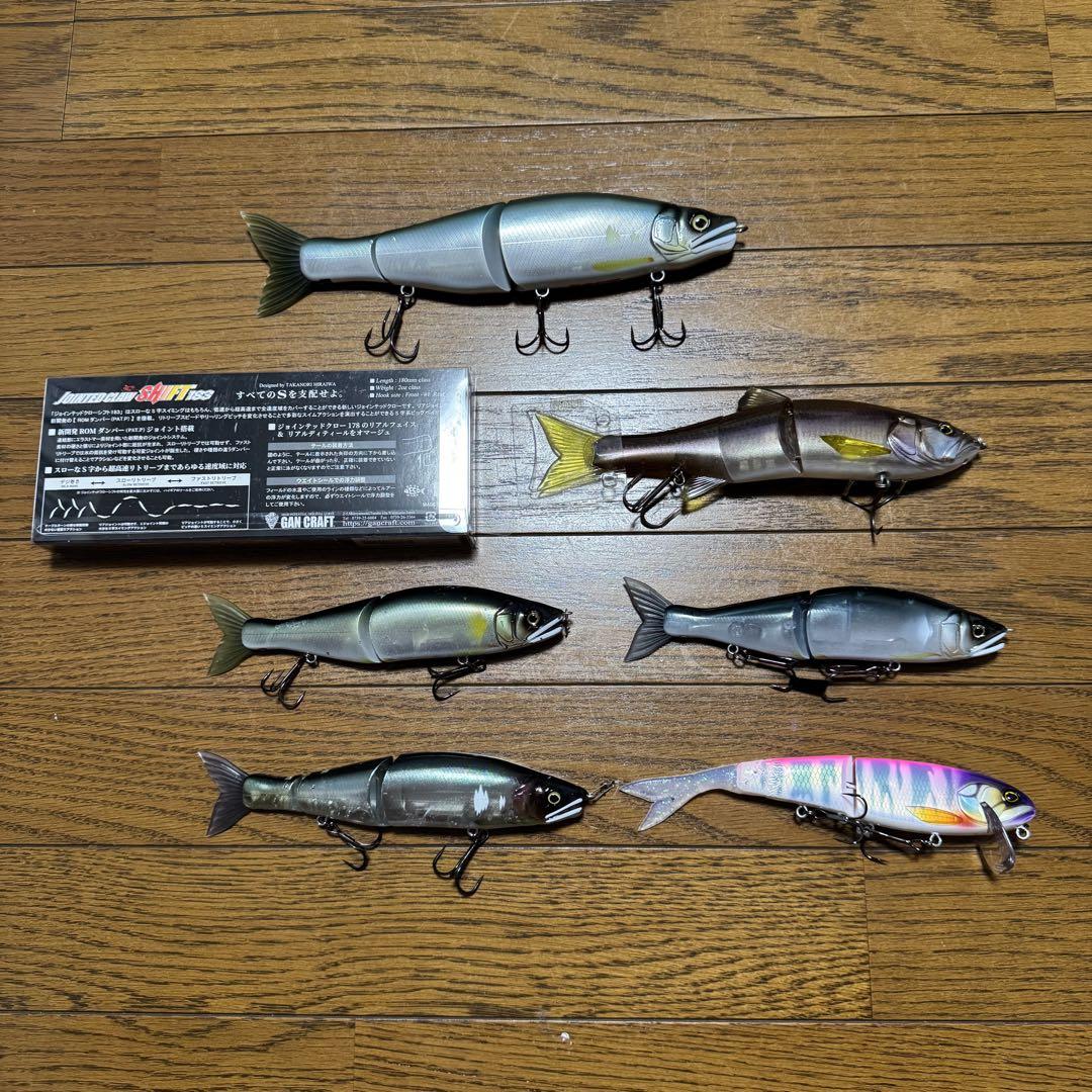 ビッグベイトルアー 7個セット ジョイクロ ダウズスイマー GAN CRAFT