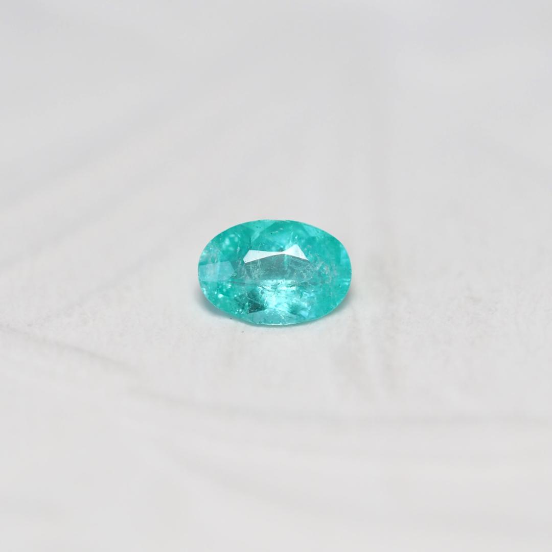 パライバトルマリン ブラジル産 0.088ct リング k10 オーダー f-5