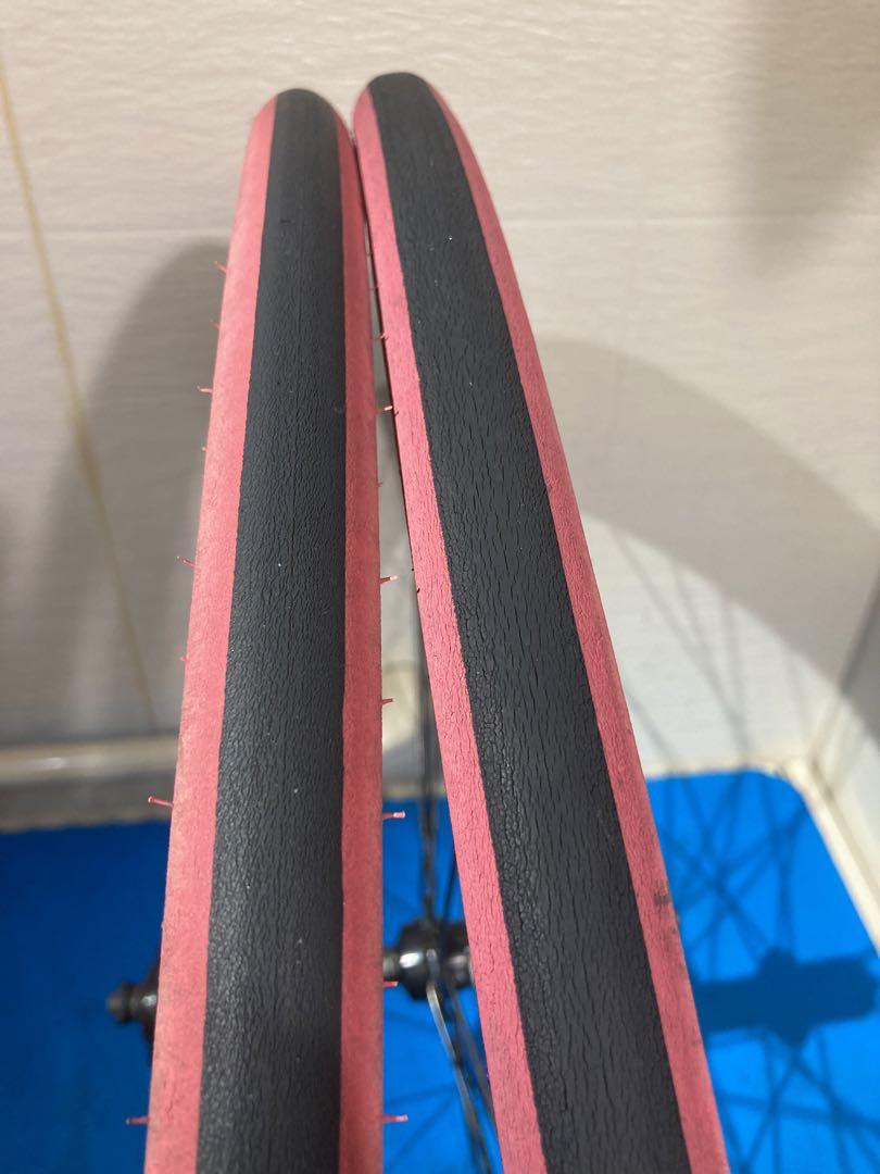 ★WH-R501 10sフリー 前後ホイール 25Cタイヤ クイック付