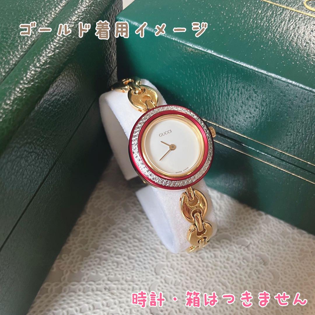 【レア】GUCCI チェンジべゼル ダイヤモンドカット ゴールド グッチ チェンジベゼル ダイアモンドカット キラキラ - メルカリ