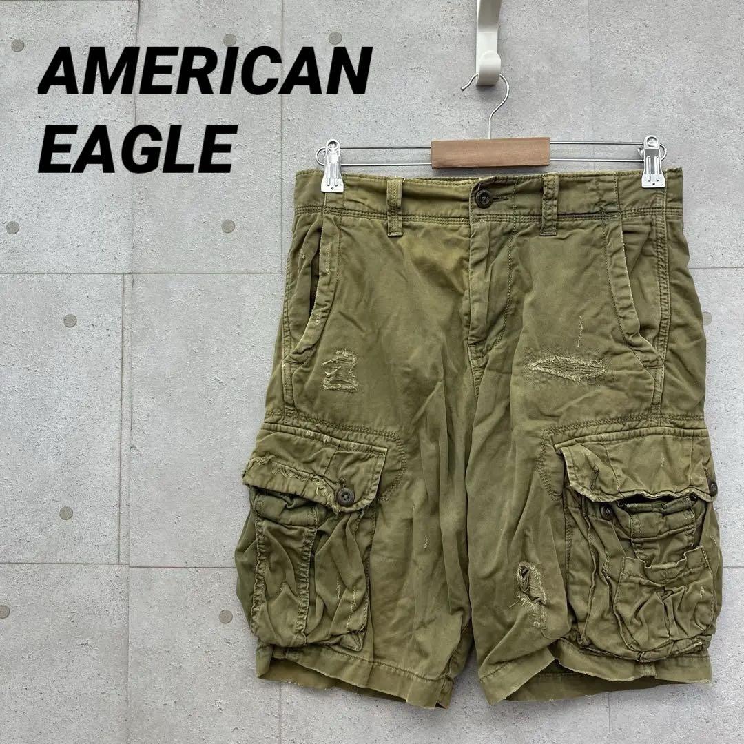 AMERICAN EAGLE アメリカンイーグル カーゴパンツ ショーツ カーキパンツ