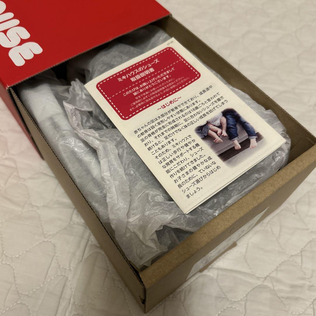 新品タグ付き★ ミキハウス　キッズシューズ　18.0 箱あり　靴　スニーカー