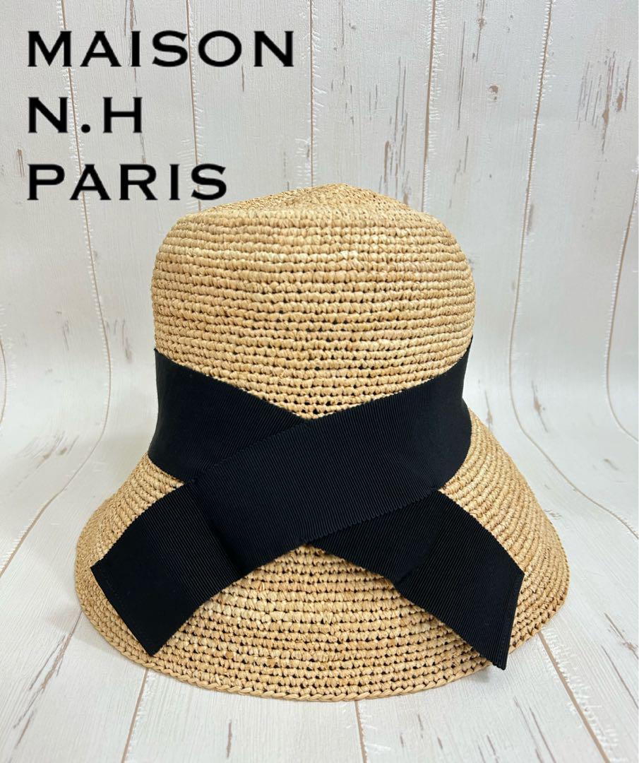 正規販売店】 MAISON N.H PARIS メゾンエヌアッシュパリ リボンハット