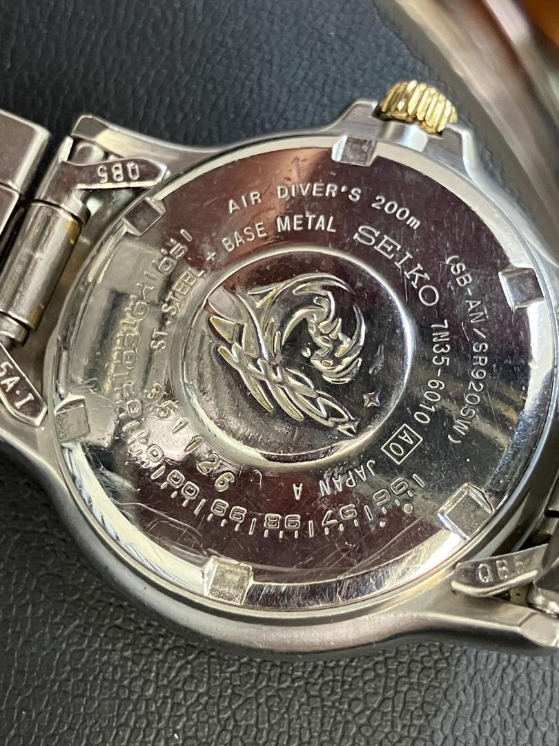 【稼働品】セイコー　SEIKO SCUBA AIR DIVER’S200m
