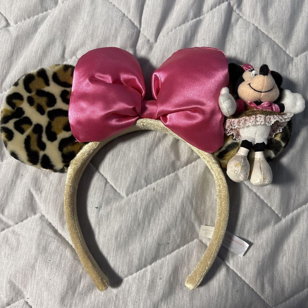 ディズニー ヒョウ柄 カチューシャ