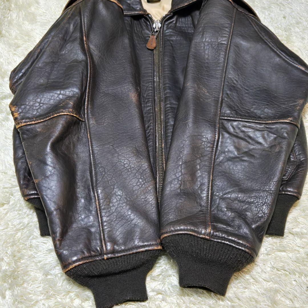 超良品 AVIREX G-1 レザージャケット フライトジャケット A-2 本革