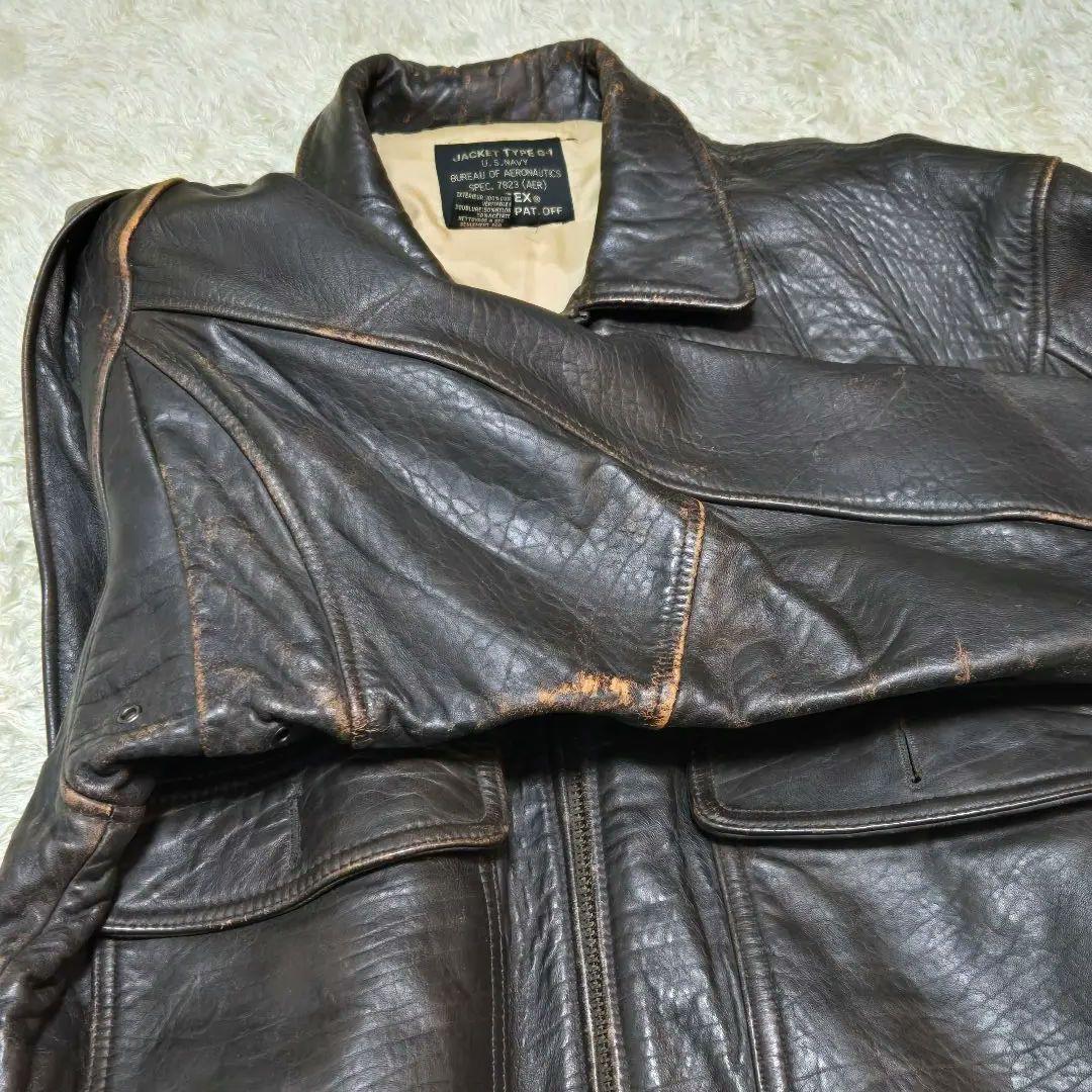 超良品 AVIREX G-1 レザージャケット フライトジャケット A-2 本革