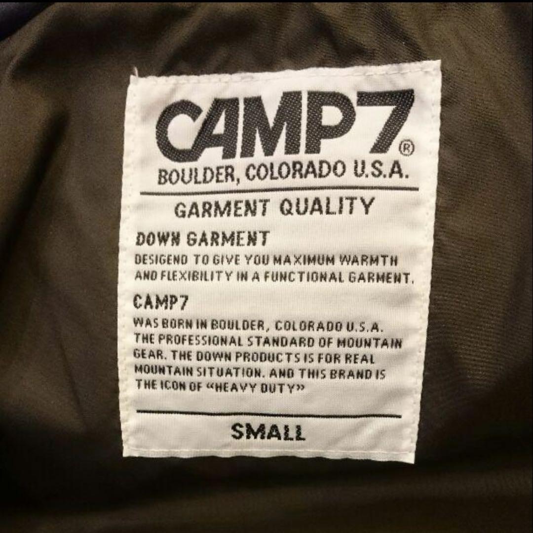 【美品】CAMP7 ダウンジャケット ブラック Sサイズ