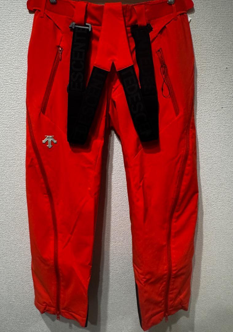 デサント S.I.O FULL ZIP PANTS DWUWJD50 新品 赤