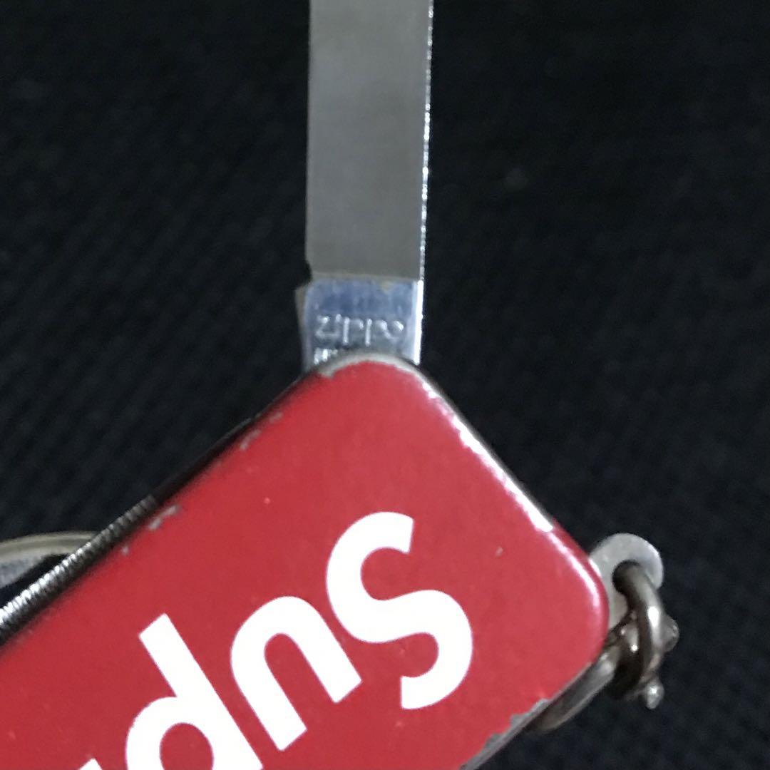 Supreme 05AW Zippo Multi Tool Keychain 赤