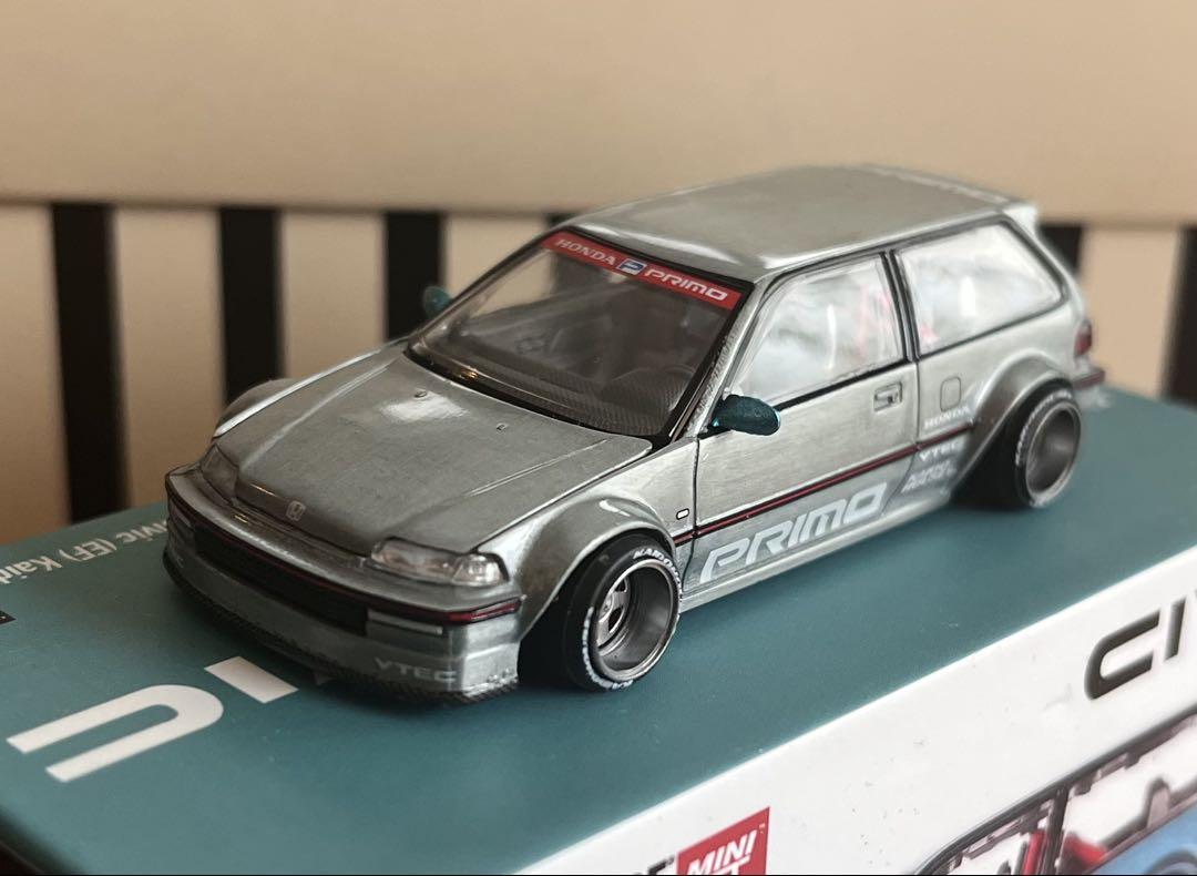 MINI GT Kaido house Honda CIVIC EFチェイスカー