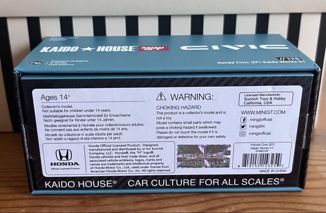 MINI GT Kaido house Honda CIVIC EFチェイスカー