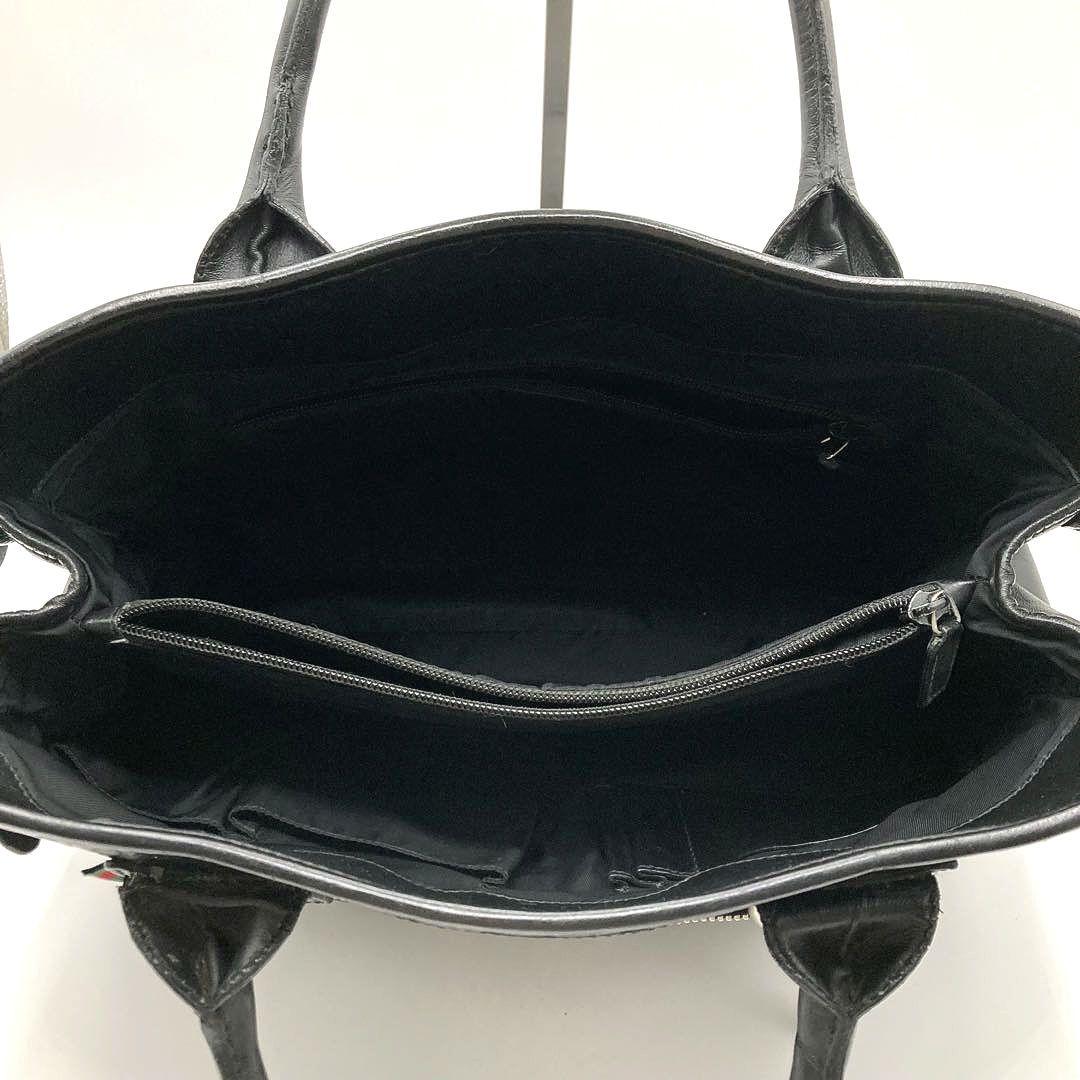 GUCCI ビジネスバッグ シマレザー シェリーライン A4可 ブリーフケース