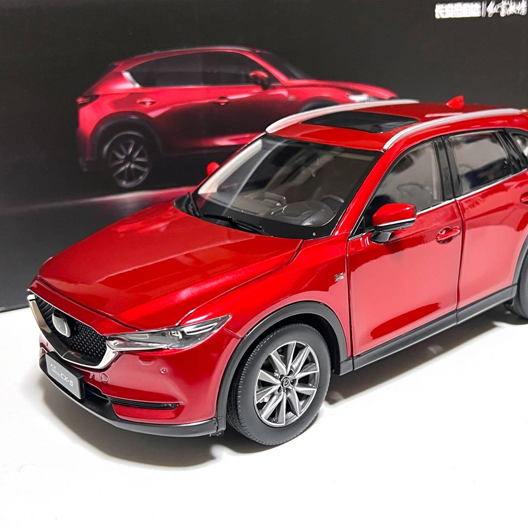 マツダ CX-5 赤 ミニカー 1/18