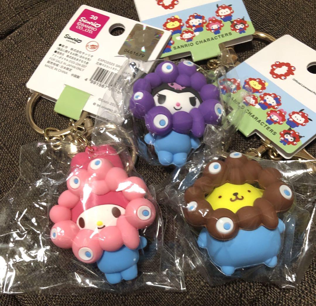 【サンリオ】ミャクミャク キーホルダー マイメロ クロミ ポムポムプリン
