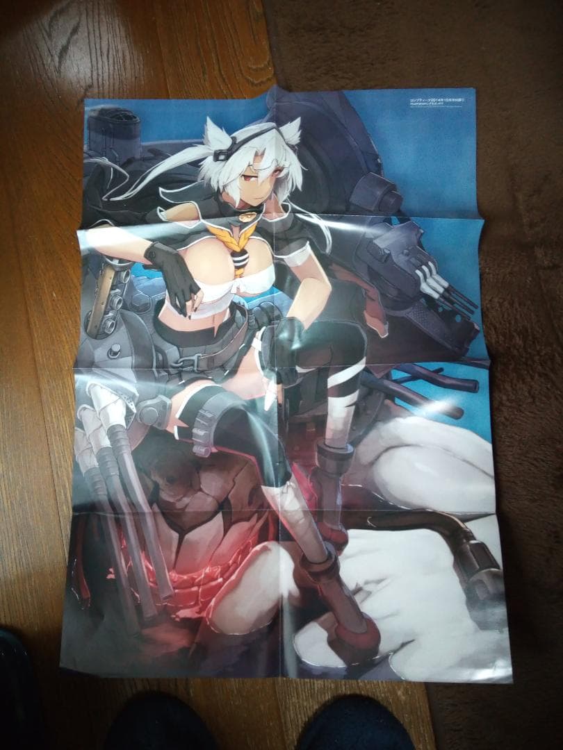 メルカリ 艦これ ポスター 陸奥 B2 コンプティーク14年10月号付録 300 中古や未使用のフリマ