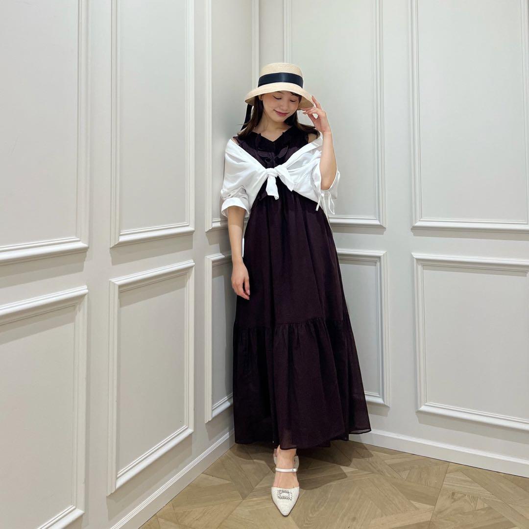 herlipto cambrils cotton-blend dress 画像4