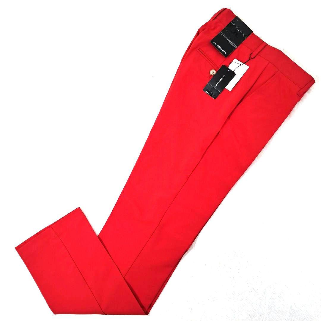 【新品未使用品】J.LINDEBERG レディース ストレッチスリムパンツ27