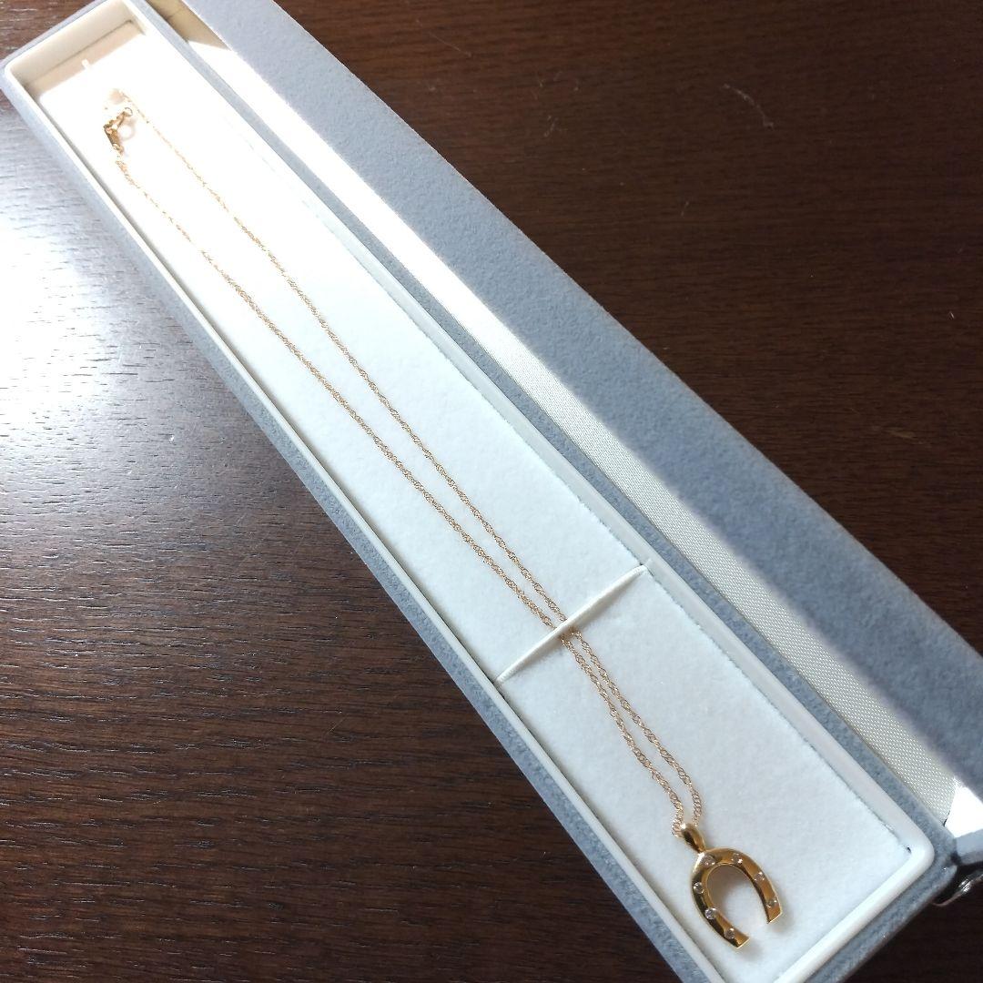 K18 馬蹄型ネックレス