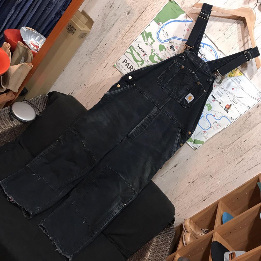 carhartt カーハート オーバーオール w44 古着 (865)
