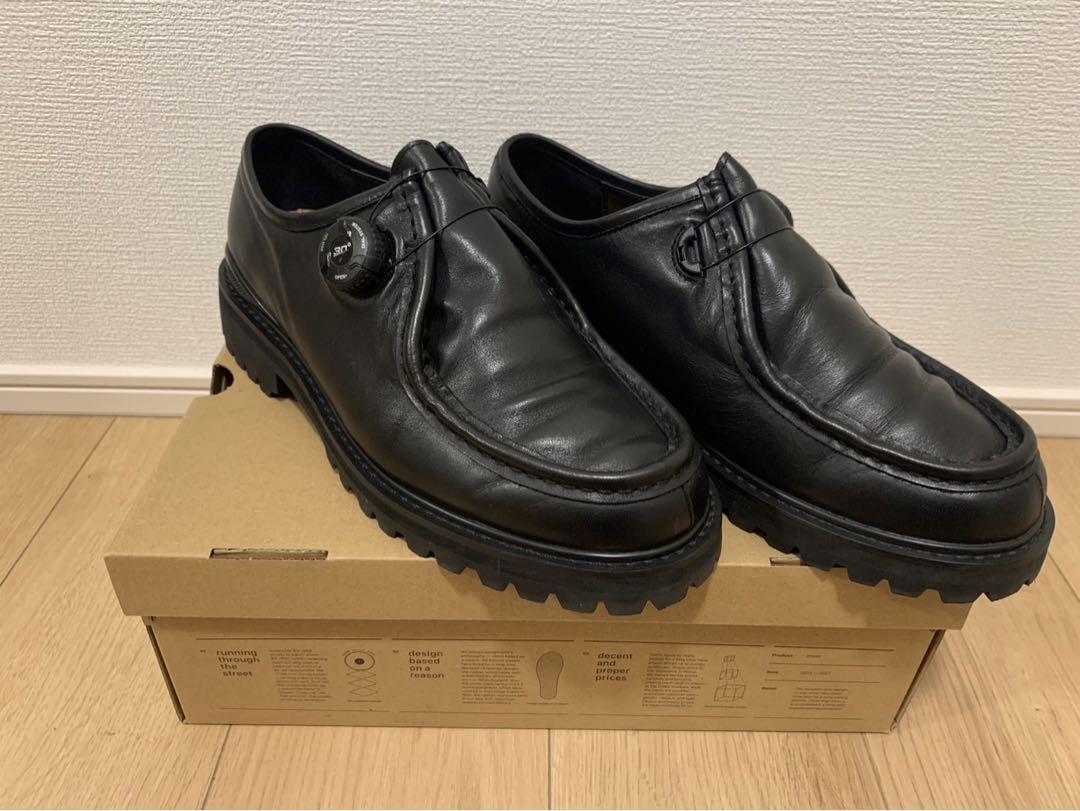 PG × Steven Alan KNOCK BLACK LEATHER - 靴 PG × Steven Alan KNOCK BLACK LEATHER - 靴