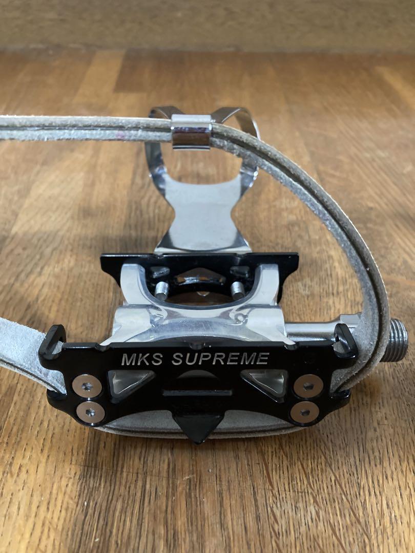 美品 競輪 展示品外し ペダル njs3点セット 最上位 MKS